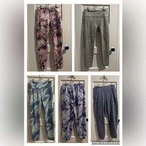 Athleta Girl Lot of 5 Legging/ Pants Comfortable Stylish Bottoms
